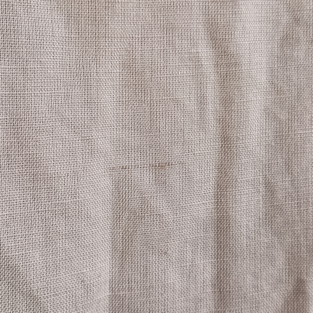 IRO Blush Pink/Beige Ruffled Tie-Front Linen And Cotton Blouse_34 - Picture 6 of 8